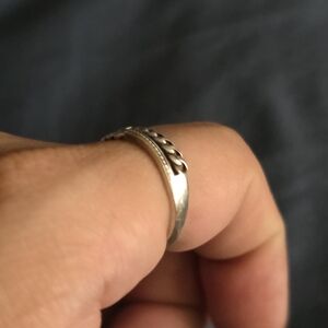 Stampd Silver Chain-Style Women's Ring